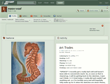 Tablet Screenshot of meow-woof.deviantart.com
