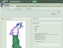 Tablet Screenshot of no-star.deviantart.com