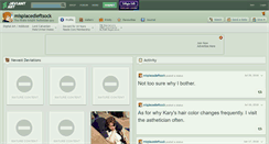 Desktop Screenshot of misplacedleftsock.deviantart.com