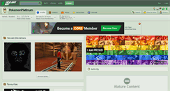 Desktop Screenshot of pokemonplatinum.deviantart.com
