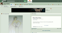 Desktop Screenshot of cat-on-board.deviantart.com