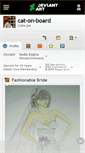 Mobile Screenshot of cat-on-board.deviantart.com