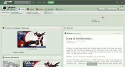 Desktop Screenshot of cyraptor.deviantart.com