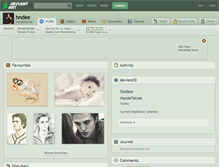 Tablet Screenshot of hndee.deviantart.com