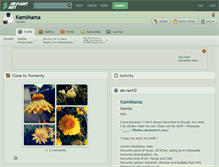 Tablet Screenshot of kamimama.deviantart.com