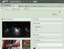 Tablet Screenshot of dronez13.deviantart.com