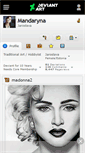 Mobile Screenshot of mandaryna.deviantart.com