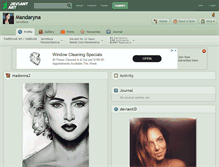 Tablet Screenshot of mandaryna.deviantart.com