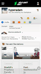 Mobile Screenshot of hyperadam.deviantart.com