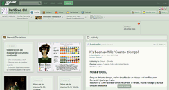 Desktop Screenshot of darkshad-girl.deviantart.com