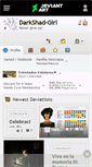 Mobile Screenshot of darkshad-girl.deviantart.com
