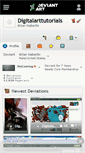 Mobile Screenshot of digitalarttutorials.deviantart.com