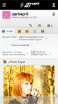 Mobile Screenshot of darkapril.deviantart.com