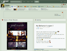Tablet Screenshot of cloozy.deviantart.com