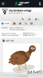 Mobile Screenshot of my-broken-wings.deviantart.com
