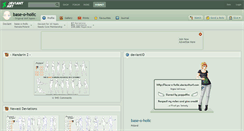 Desktop Screenshot of base-o-holic.deviantart.com