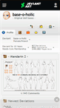 Mobile Screenshot of base-o-holic.deviantart.com