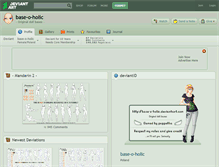Tablet Screenshot of base-o-holic.deviantart.com