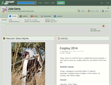 Tablet Screenshot of juka-sama.deviantart.com