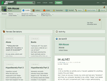 Tablet Screenshot of mm-mouse.deviantart.com