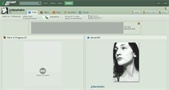 Desktop Screenshot of julianehahn.deviantart.com