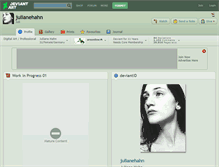 Tablet Screenshot of julianehahn.deviantart.com