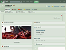 Tablet Screenshot of goodanime-net.deviantart.com