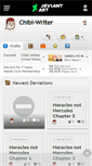 Mobile Screenshot of chibi-writer.deviantart.com