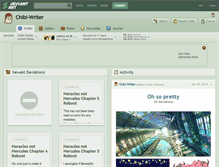 Tablet Screenshot of chibi-writer.deviantart.com