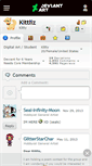 Mobile Screenshot of kittliz.deviantart.com