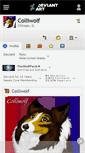Mobile Screenshot of colliwolf.deviantart.com