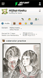 Mobile Screenshot of mijikai-keeku.deviantart.com