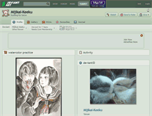 Tablet Screenshot of mijikai-keeku.deviantart.com