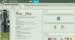 Desktop Screenshot of anime-girls-group.deviantart.com