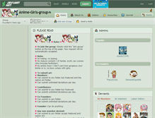 Tablet Screenshot of anime-girls-group.deviantart.com