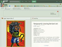Tablet Screenshot of dm8.deviantart.com