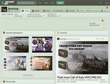 Tablet Screenshot of favorisxp.deviantart.com