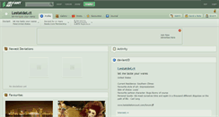 Desktop Screenshot of lestatdelct.deviantart.com