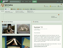 Tablet Screenshot of lightningbug.deviantart.com