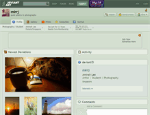 Tablet Screenshot of mirrj.deviantart.com