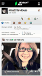 Mobile Screenshot of misschieviouss.deviantart.com