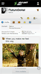 Mobile Screenshot of fluturedemai.deviantart.com