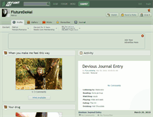 Tablet Screenshot of fluturedemai.deviantart.com