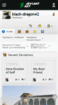 Mobile Screenshot of black-dragon42.deviantart.com