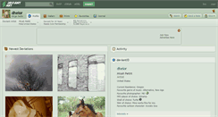 Desktop Screenshot of dhelor.deviantart.com