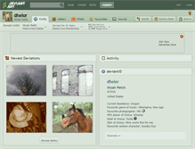 Tablet Screenshot of dhelor.deviantart.com