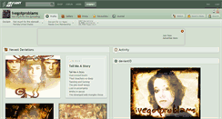 Desktop Screenshot of ivegotproblams.deviantart.com