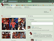 Tablet Screenshot of bukshot.deviantart.com