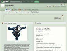 Tablet Screenshot of dawnsknight.deviantart.com