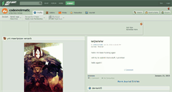 Desktop Screenshot of codexnoirmatic.deviantart.com